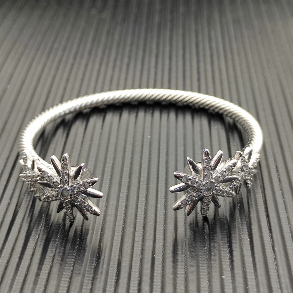 David Yurman Silver Starry Sky Bracelet